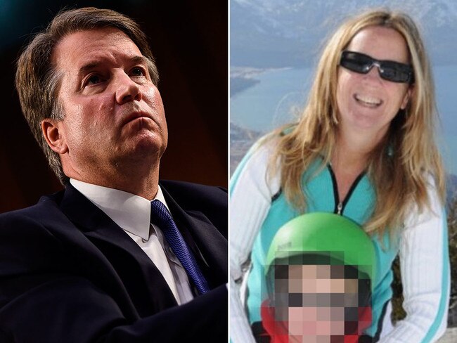 Brett Kavanaugh and Christine Blasey Ford.
