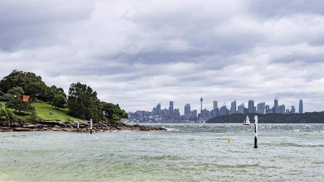 Sydney Harbour, seen from Camp Cove. Picture: Monique Harmer.