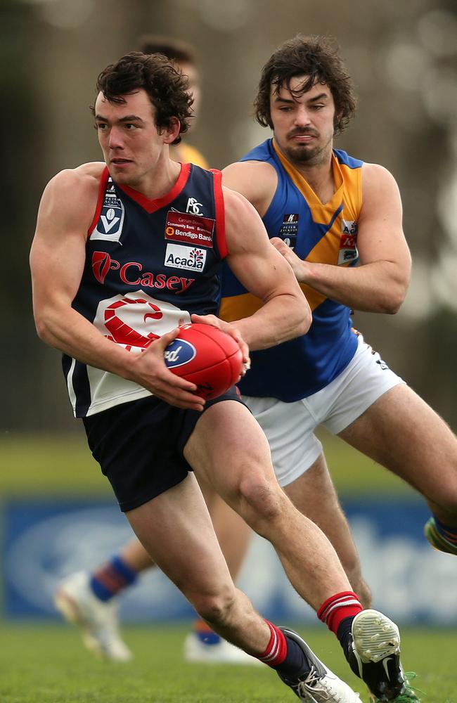 Luke Tynan playing for Casey early in his career.