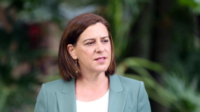 Deb Frecklington at Parliament house. She announced she would be stepping down from the position of LNP leader today.2 November 2020 Brisbane 2020 Picture by Richard Gosling