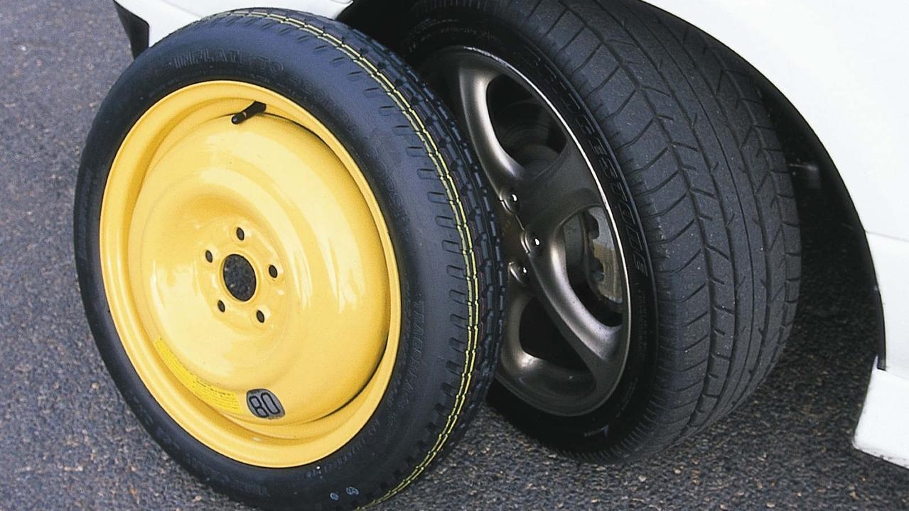 Space saver spare tyres are lighter than regular wheels, and run at higher pressure.