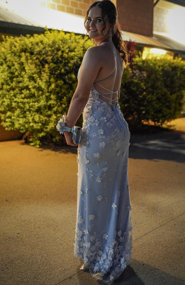 Alicia Abela at the Mackay North State High School formal at Windmill Function Centre, November 19, 2021. Picture: Heidi Petith