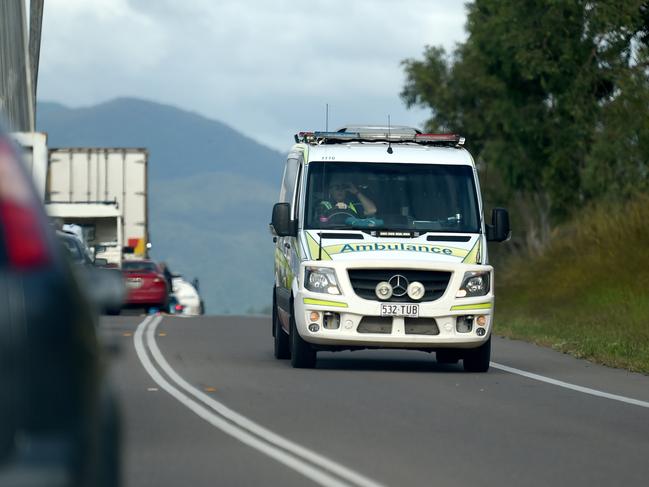 Generic Ambulance leaving highway scene