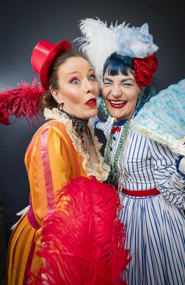 Tamara Michelle'i (left) and Tanya Grant of The Costume Parlour. Picture: Kevin Farmer