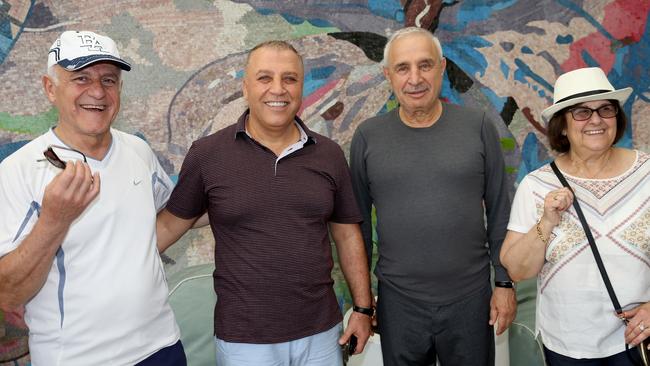 Fouad Abo, Crystalbrook Collection owner Ghassan Aboud, Marwan Dabbagh and Samia Abo Picture: Anna Rogers