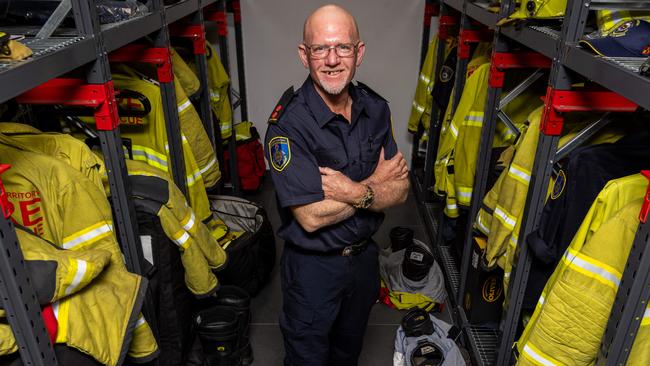 Borroloola firefighter Jamie Seib has been awarded the Australian Fire Service Medal for his commitment to the service. Picture: Pema Tamang Pakhrin