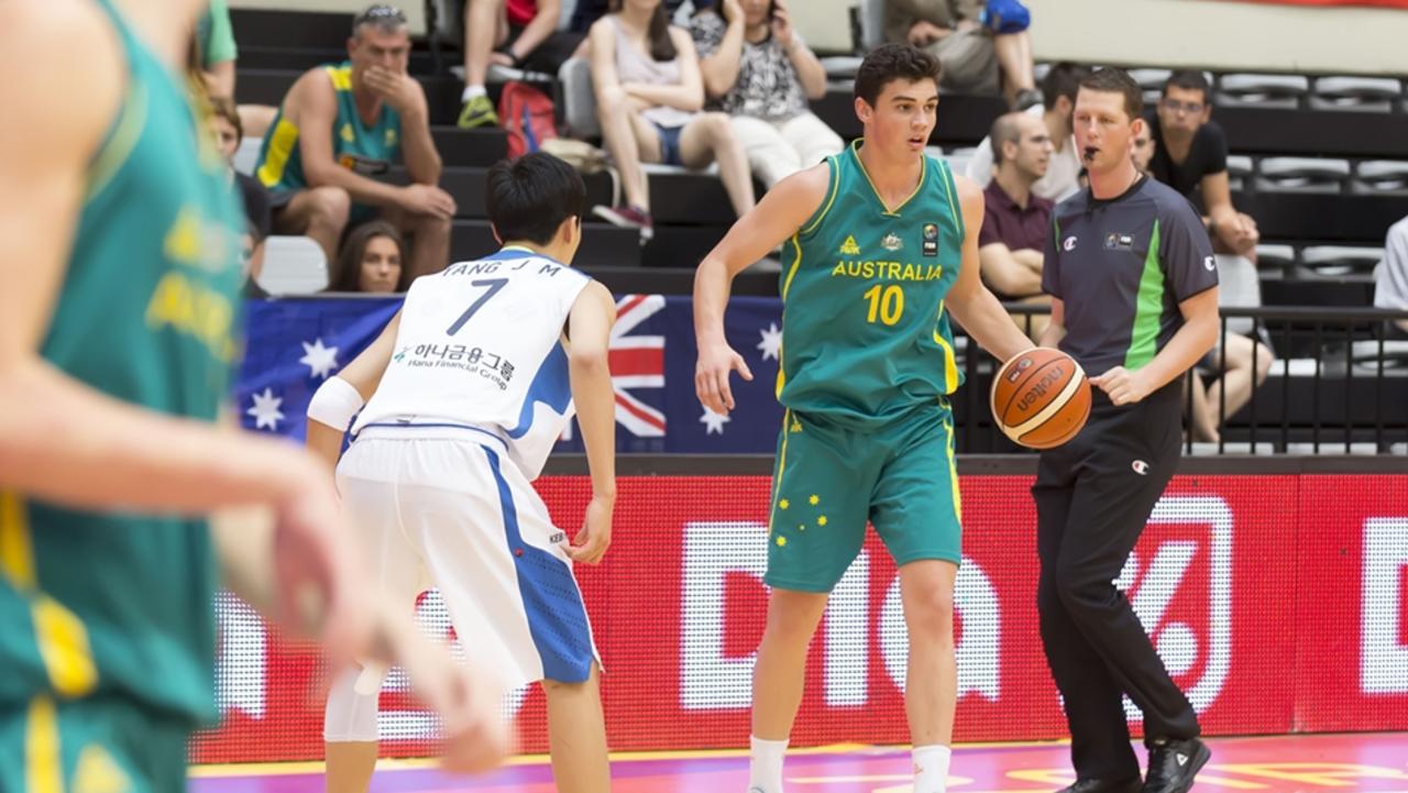 Patrick Bines is headed to the AFL. Photo: FIBA.