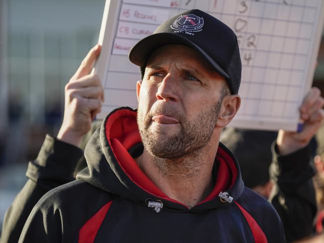 Frankston Bombers coach Beau Muston.