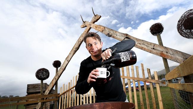 Huon Valley Mid-Winter Festival at Willie Smiths. festival director Sam Reid. Picture: SAM ROSEWARNE