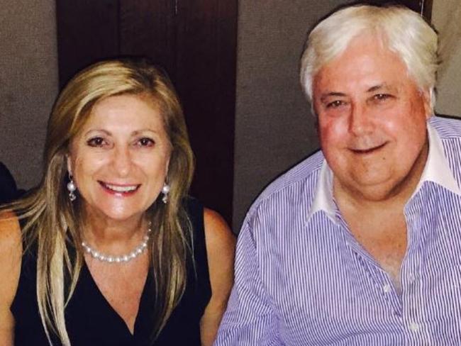 Ms Russo described pal Clive Palmer as “a living legend” in the caption to this 2016 Instagram post.