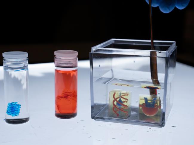 The unique 3D printing system can replicate the complex structures found in human organs and tissues in just seconds. Picture: Supplied