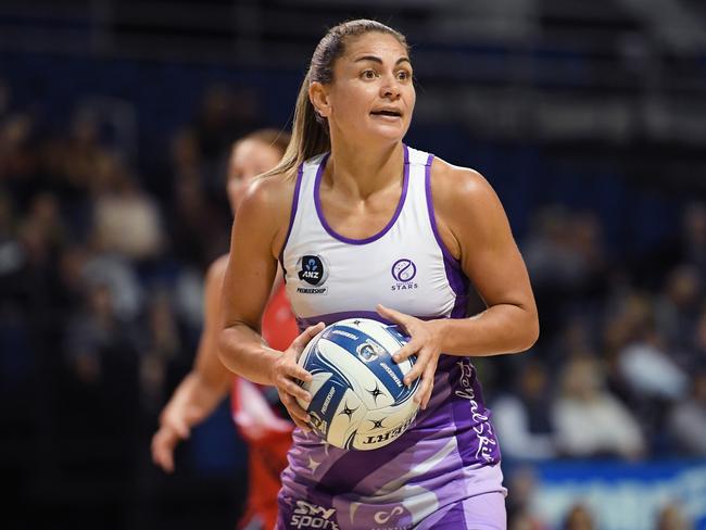 Temepara Bailey in her playing days for the Northern Stars in the ANZ Premiership in 2019. (Photo by Kai Schwoerer/Getty Images)