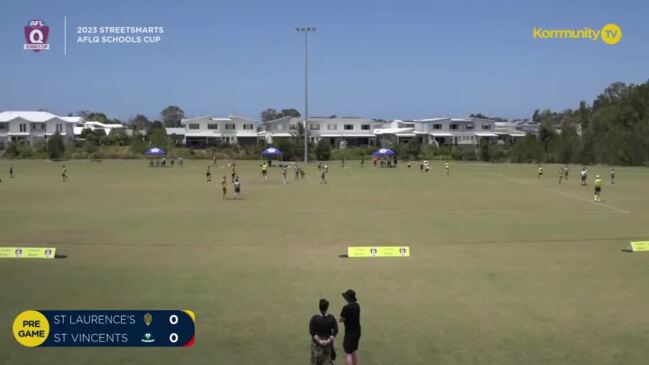 Replay: AFL Queensland Schools Cup State Finals Day 2 - St Laurence's v St Vincents (Primary Male 3rd-Place)