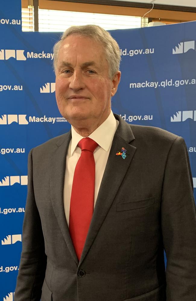 Mackay Mayor Greg Williamson backed his deputy in the vote. Picture: Duncan Evans