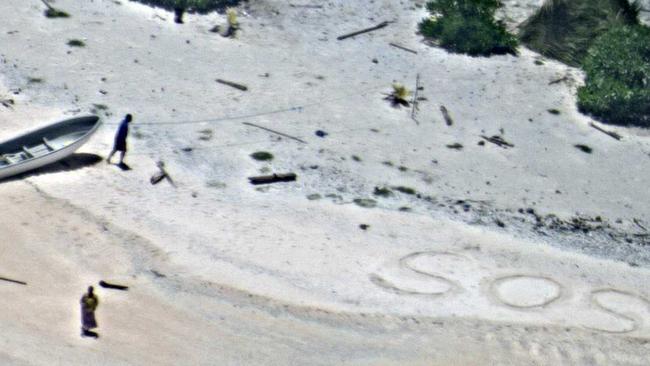 The castaways signalled to a US Navy P-8A Poseidon aircraft from the uninhabited island in Micronesia, Hawaii.