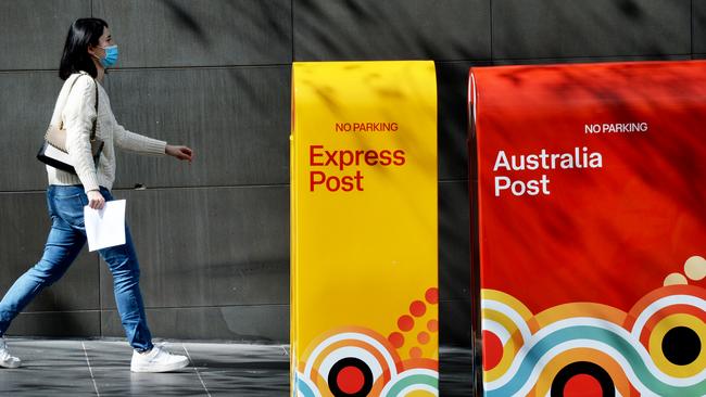 The national postal service blames most of its struggles on letters. Picture: NCA NewsWire / Andrew Henshaw