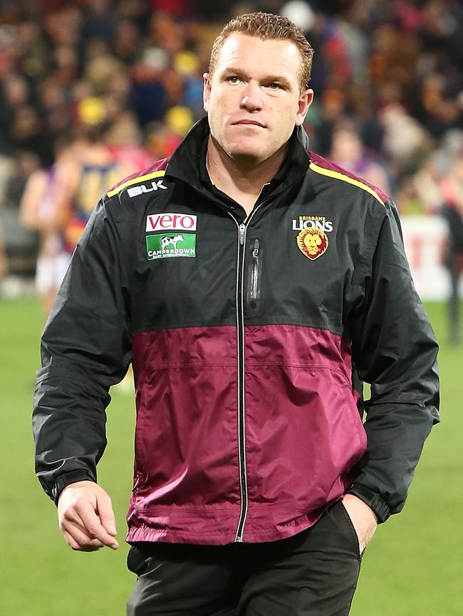 Brisbane senior coach Justin Leppitsch.