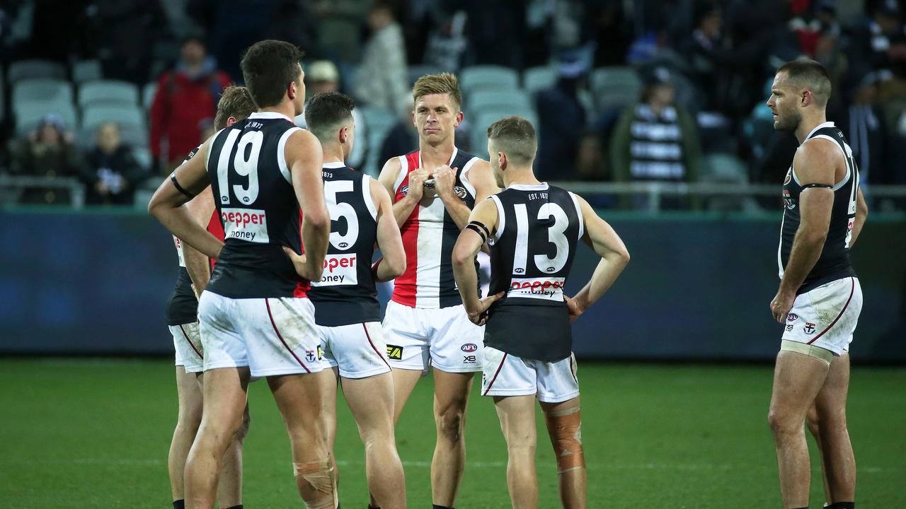 St Kilda’s CEO Matt Finnis believes the club can play finals in 2020. Photo: George Salpigtidis/AAP Image.