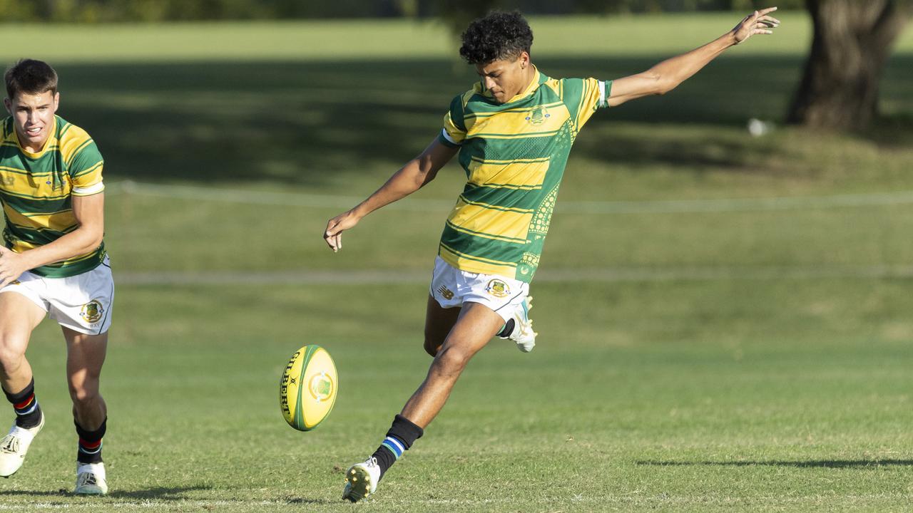 AIC First XV rugby between hosts St Patrick's and visitors Ashgrove at Curlew Park, Sandgate, Wednesday, May 22, 2024 - Picture: Richard Walker