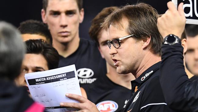 The Blues say David Teague remains a contender for the senior job. Picture: Getty Images