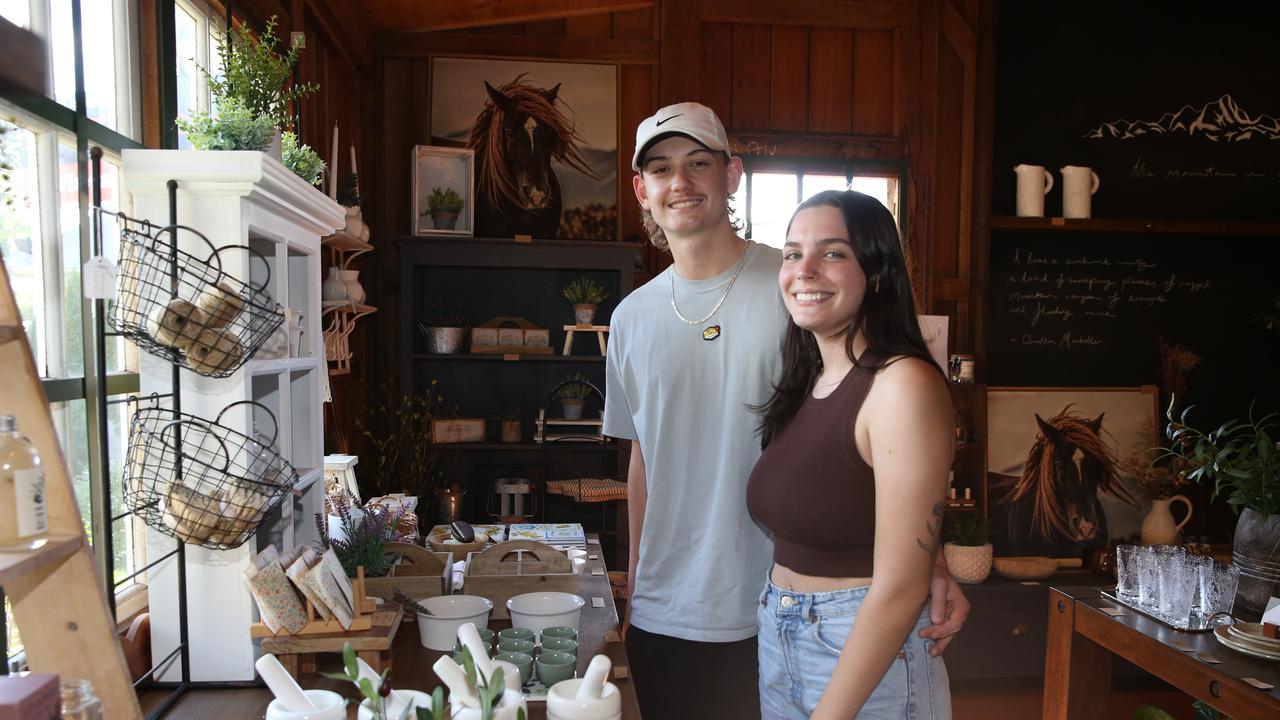 Tammyn Sparrow and Mitchell Revie from Mt Tamborine in the Mountain House... Picture Glenn Hampson