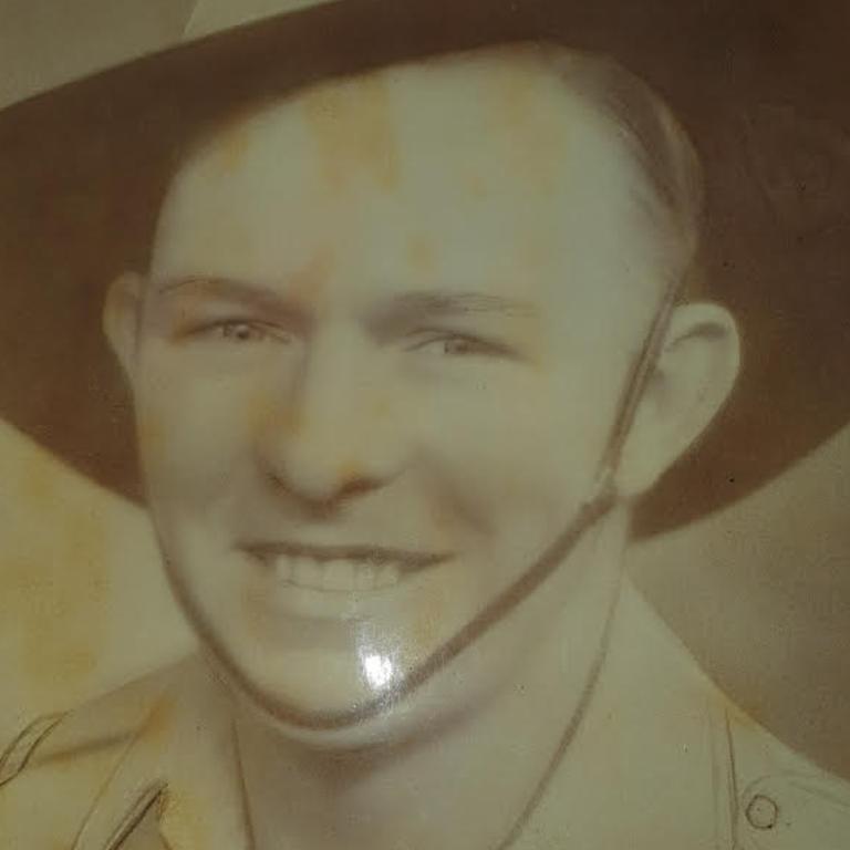 World War II veteran Arthur William Dobe, of Midge Point, in his younger days during his service. Mr Dobe has passed away at age 97. He was the last of the WWII veterans who had enlisted at Proserpine. Picture: Contributed