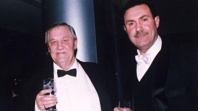 Graham Kinniburgh (left) with Condello. Picture: Supplied