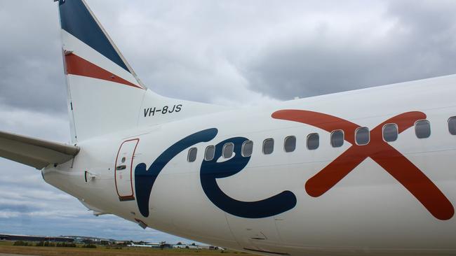 Arrival of Rex's 9th Boeing 737 - VH-8JS. Picture: Rex Airline