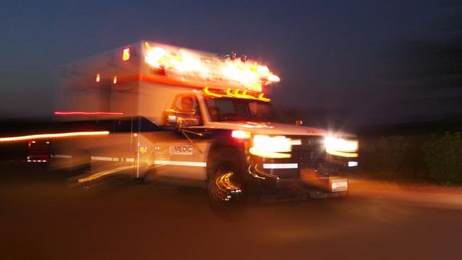 A 43-year-old man has been hospitalised after allegedly being brutally beaten and left in a residential driveway in Alice Springs