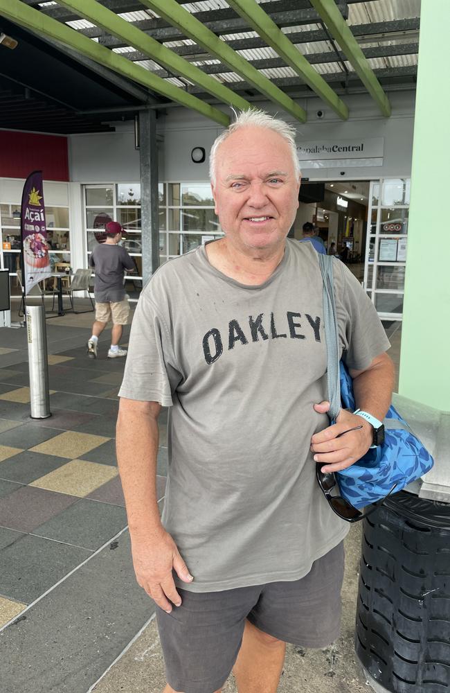 Alex Hills resident Rick Yeend at Capalaba Central Shopping Centre.