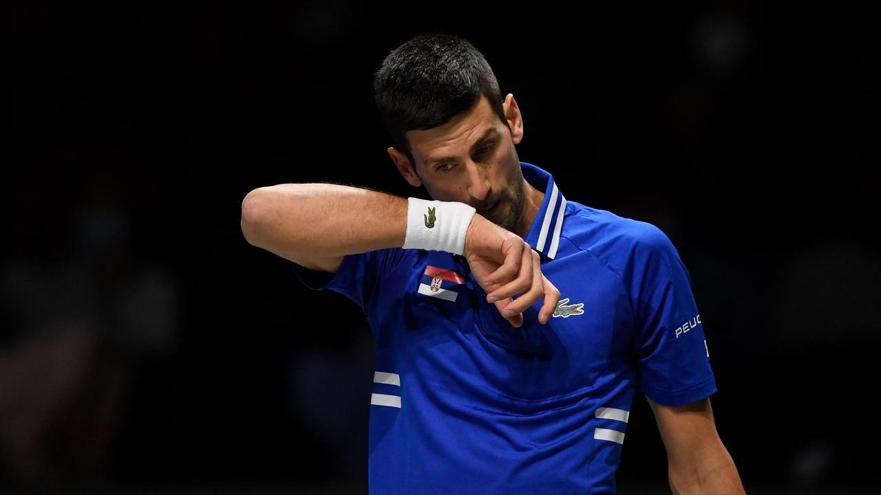 The world will learn Novak’s vaccination status soon enough. (Photo by Oscar Del Pozo / AFP)