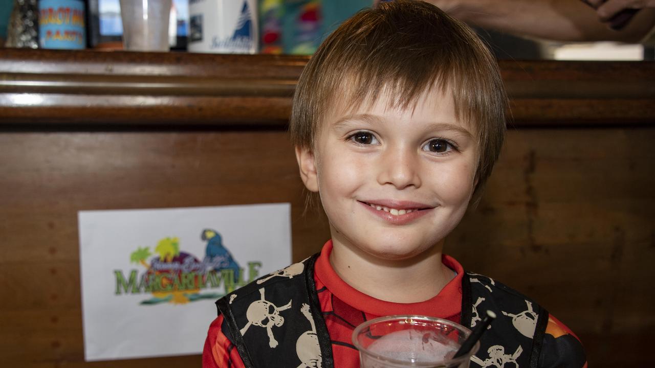 Parrot Head Concert, CCYS - 4 year old Levy Parker-Raciti enjoys a (non alcoholic) Margarita. Picture: Brian Cassey