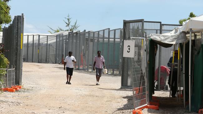 Refugees at Nauru in 2018. Picture: Lyndon Mechielsen