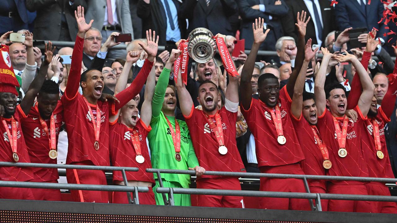 Liverpool won the FA Cup after defeating Chelsea via a penalty shootout. (Photo by Ben Stansall / AFP)