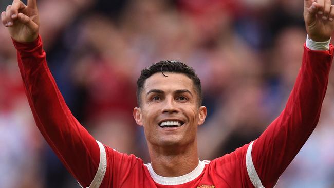 Cristiano Ronaldo back in the Premier League is going to be fun. Photo by Oli SCARFF / AFP.