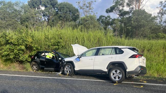 Tinana Bruce Hwy crash Monday, March 11, 2023.