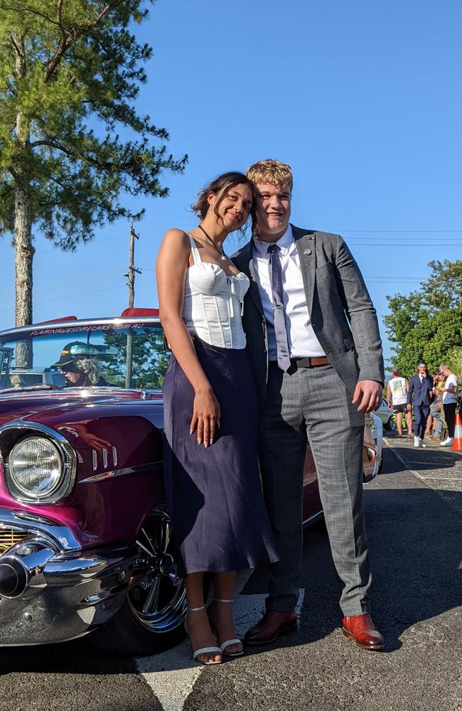 Connor McDougal and his partner at Richmond River's Year 12 Formal.