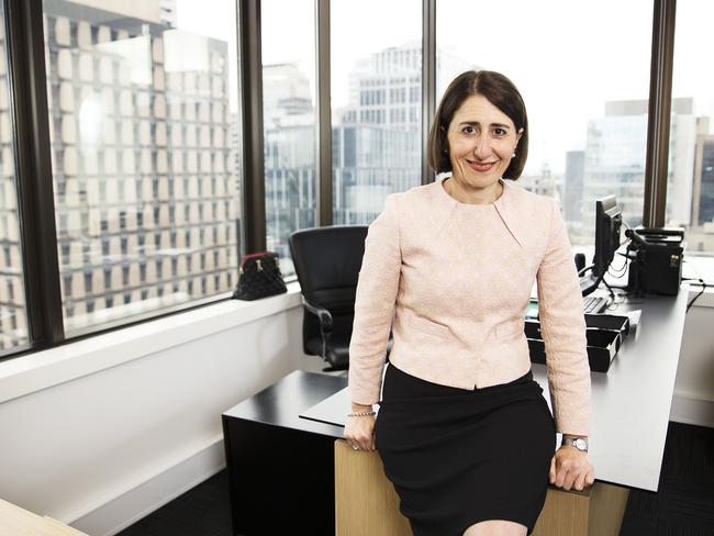 At her office in Martin Place. Picture: Justin Lloyd