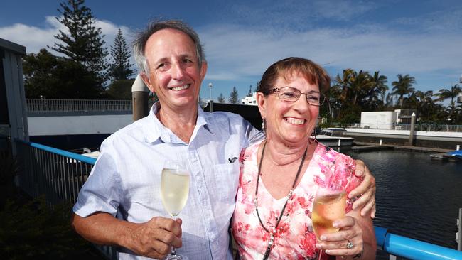 Couple Ricki Smith and Nick Still who met more than a decade ago through Gold Coast dating agency Two's Company. Photograph: Jason O'Brien