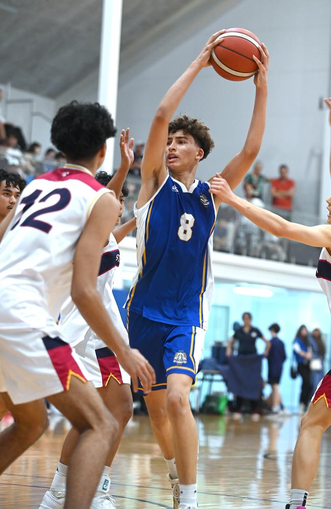 Nudgee V BSHS. Basketball.Saturday September 7, 2024. Picture, John Gass