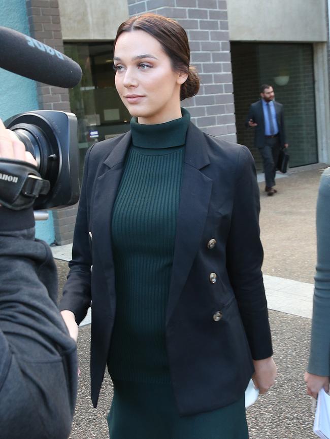 Regan Yerbury at court. Picture: Richard Dobson