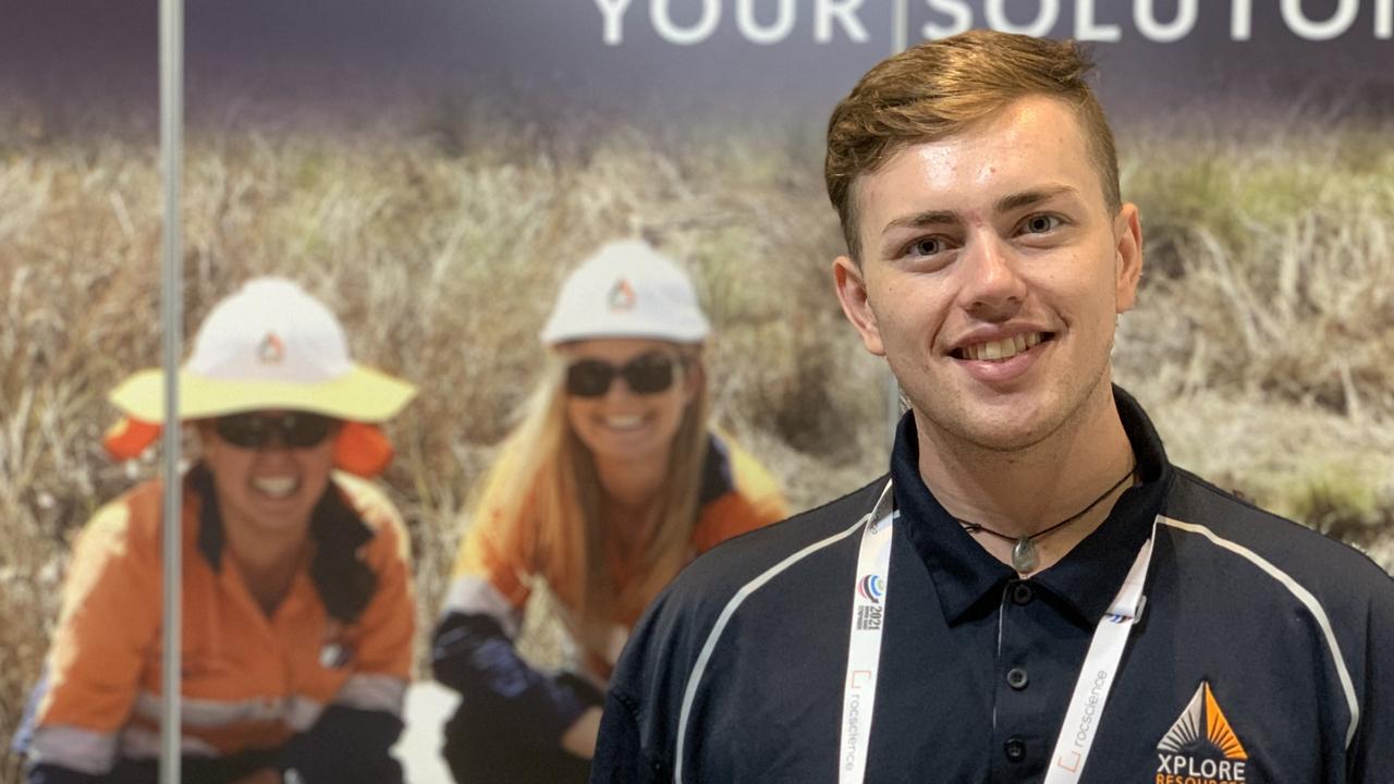 Gabriel Davey at the Bowen Basin Symposium. Picture: Duncan Evans