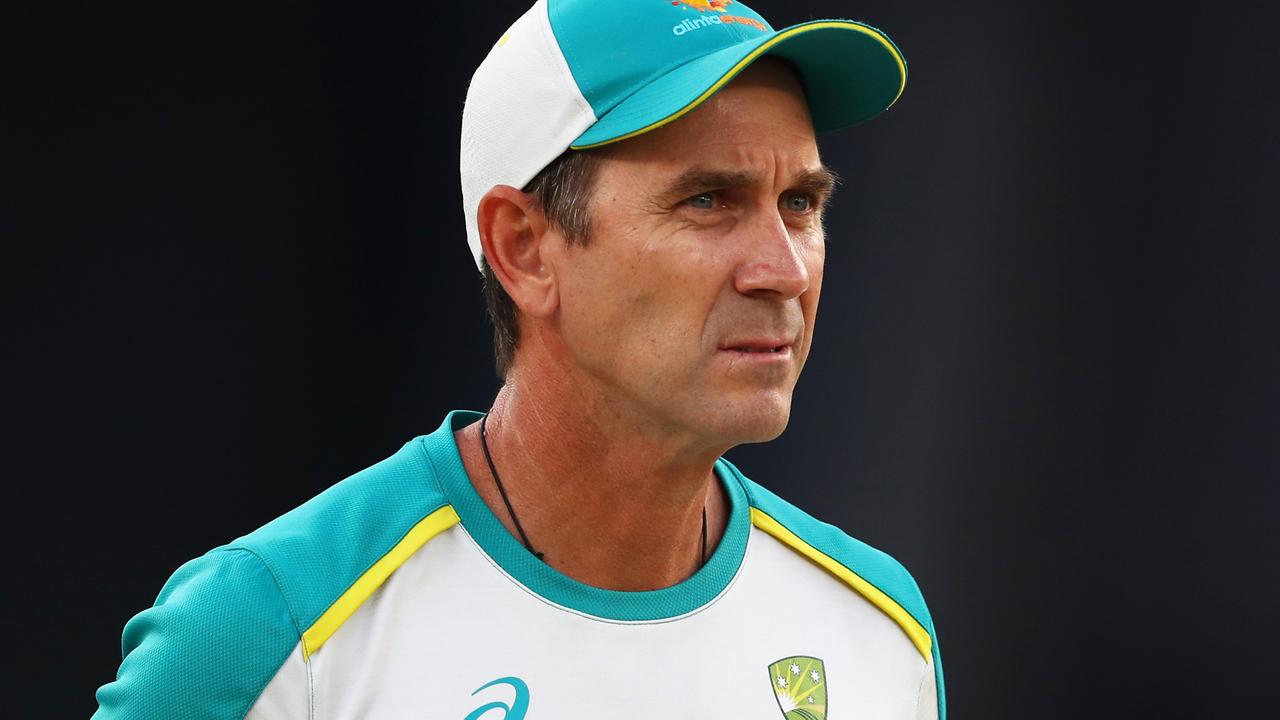 Former Australia cricket coach Justin Langer. Photo by Matthew Lewis-ICC/ICC via Getty Images.