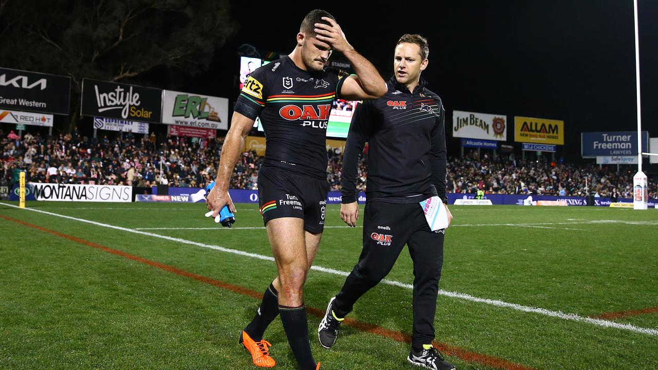 Nathan Cleary will miss six weeks with a hamstring injury.