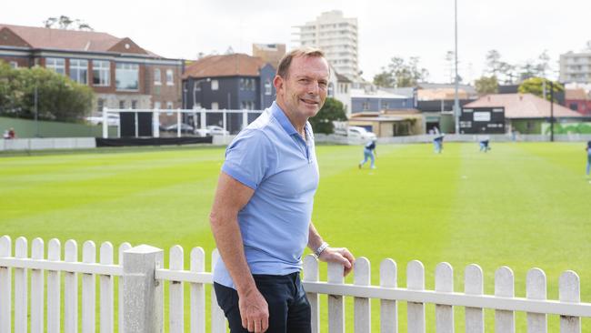 Even ex-Prime Minister Tony Abbott was down to check out the Steve Smith show. Picture: Jenny Evans