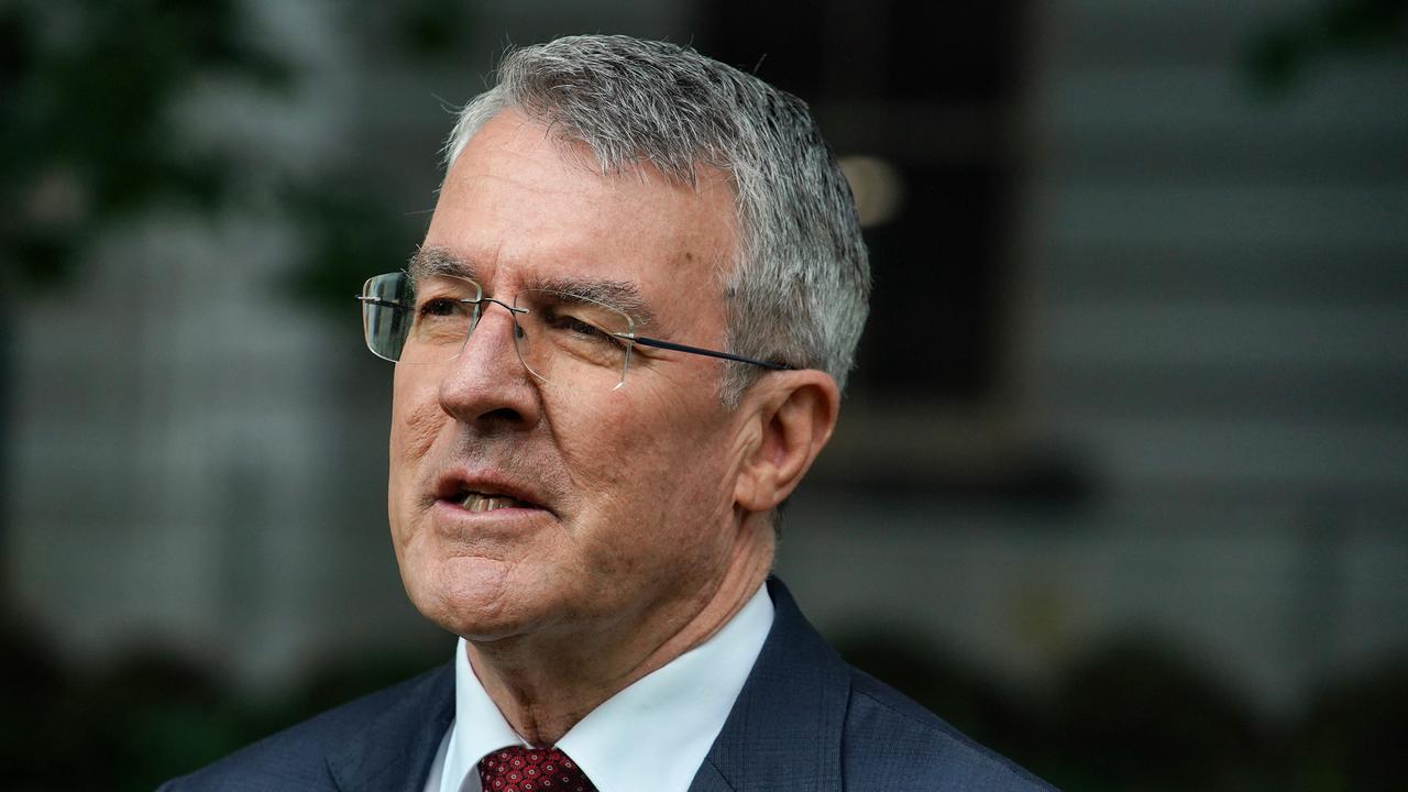 Attorney-General Mark Dreyfus said the new laws ensured there was ‘no place in Australia’ for public Nazi sympathising. Picture: NCA NewsWire / Luis Enrique Ascui