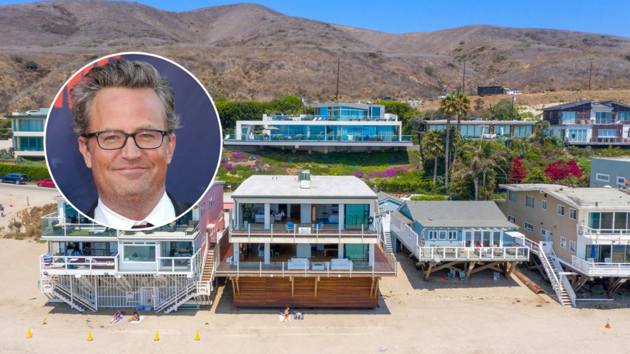 Actor Matthew Perry has put his Malibu beach house on the market. Picture: Realtor