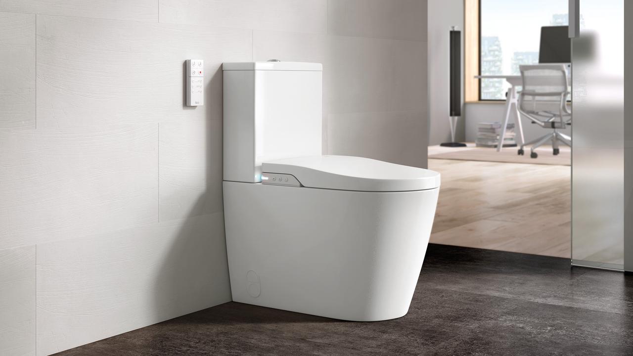 Roca In-Wash Inspira Rimless toilet suite has heated seats and a range of controls.