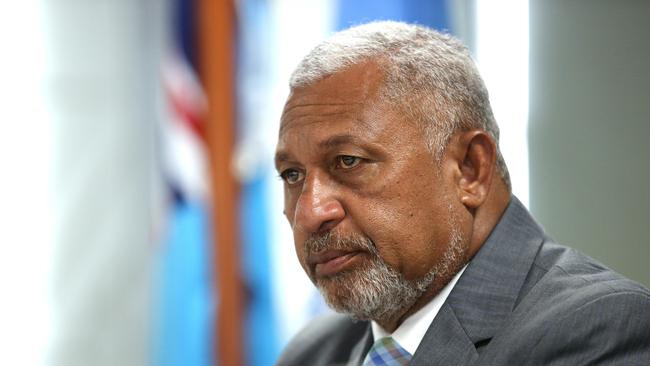 Fiji Prime Minister Frank Bainimarama. Picture: Lyndon Mechielsen/The Australian