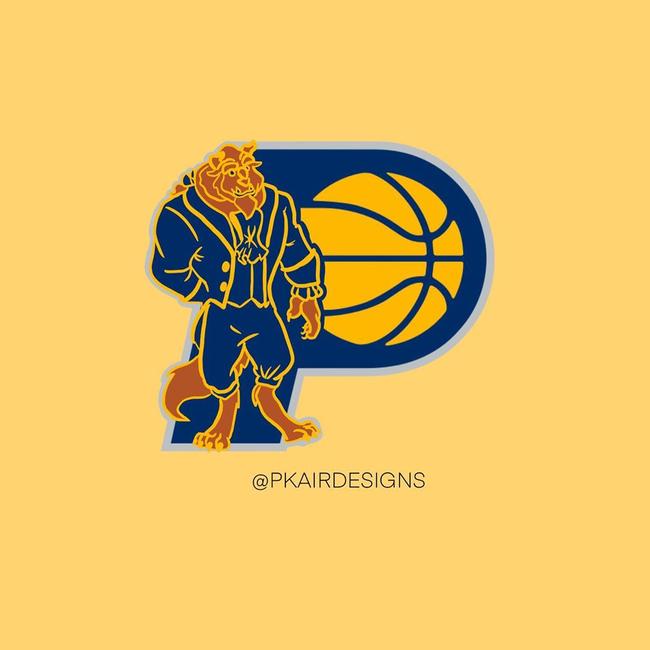 Indiana Pacers v Beauty and the Beast. Picture: pkairdesigns/Instagram